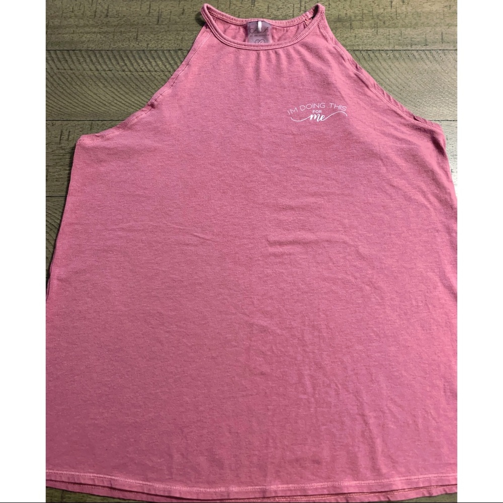 CALIA Flow High Neck Graphic Tank Top